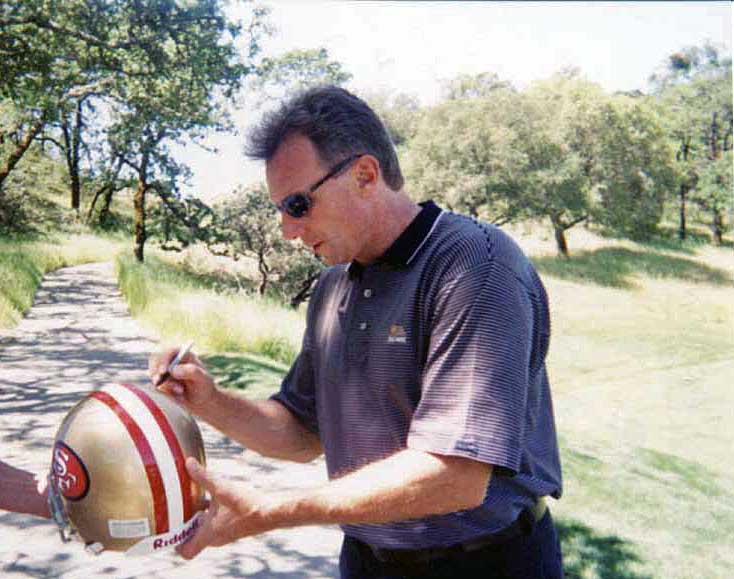 Joe Montana Signed Helmet